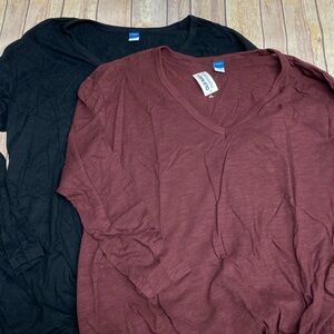 Set of Long Sleeve Maternity Tops